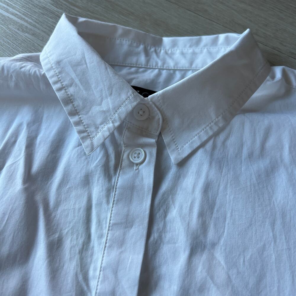 J Crew Garcon Classic Shirt In Cotton Poplin Shirt 8 White Tiny Flaw - Picture 9 of 12